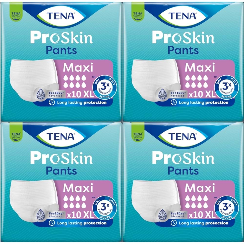 Tena Proskin Pants Maxi Emici Külot Yetişkin Bezi XL - Ekstra Large - Extra Large 40 Adet