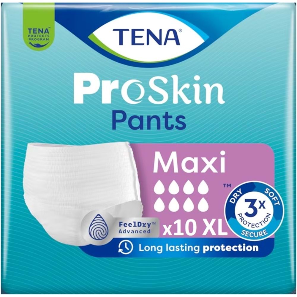 Tena Proskin Pants Maxi Emici Külot Yetişkin Bezi XL - Ekstra Large - Extra Large 50 Adet