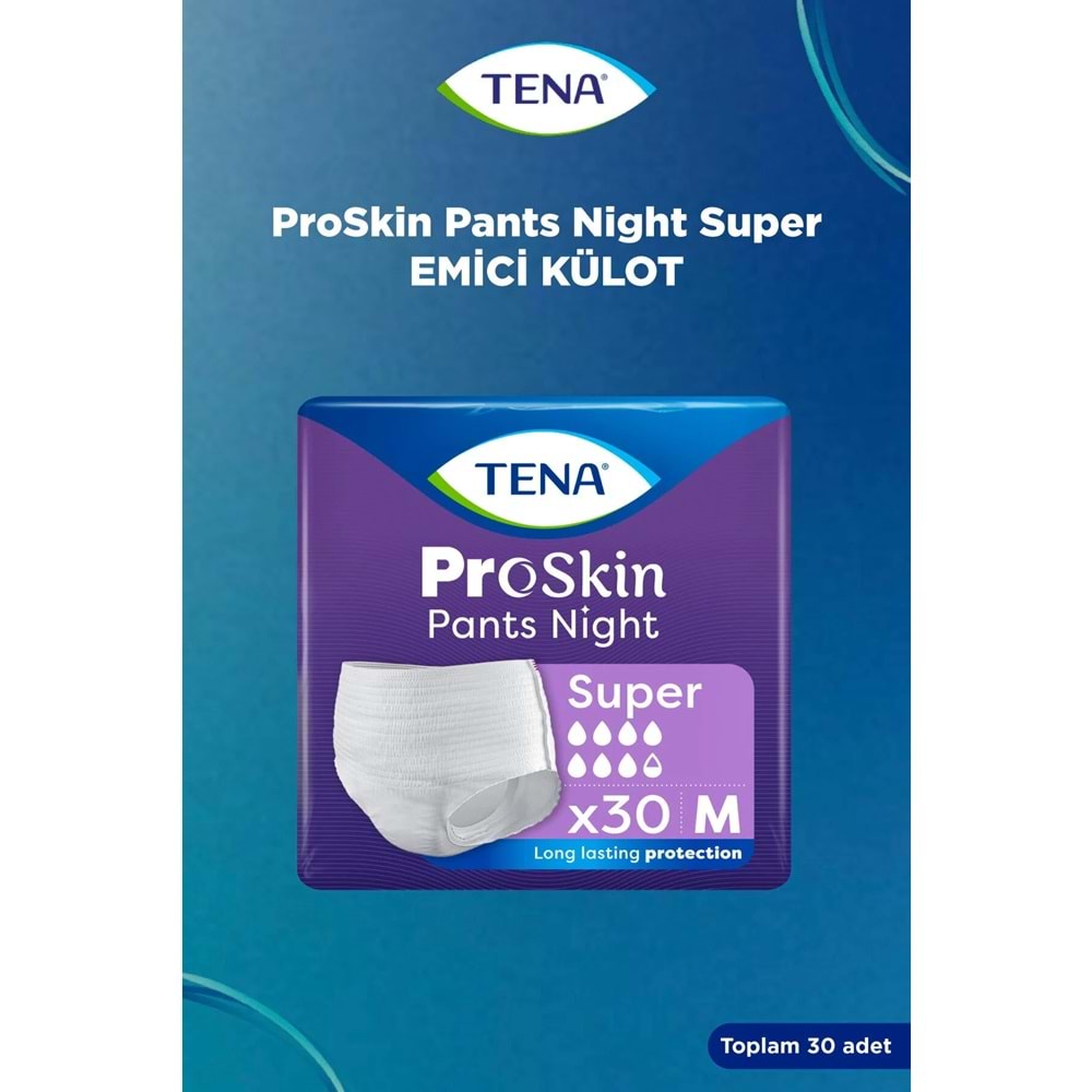 Tena Proskin Pants Süper Night Gece Emici Külot Yetişkin Bezi M - Orta - Medium 120 Adet