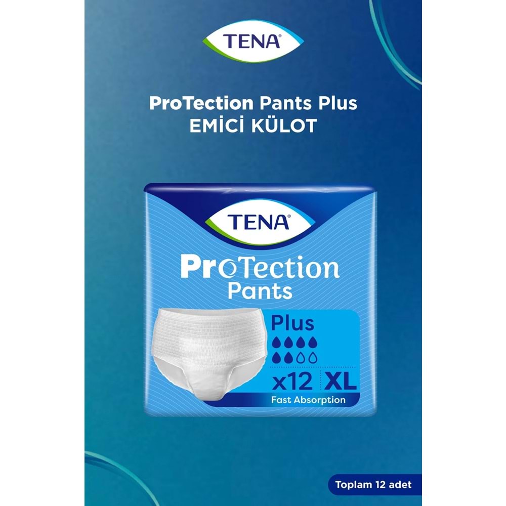Tena ProTection Pants Plus Emici Külot Yetişkin Bezi XL - Ekstra Büyük - Extra Large 24 Adet