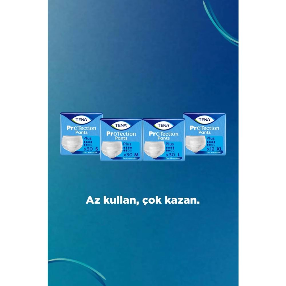 Tena ProTection Pants Plus Emici Külot Yetişkin Bezi XL - Ekstra Büyük - Extra Large 24 Adet