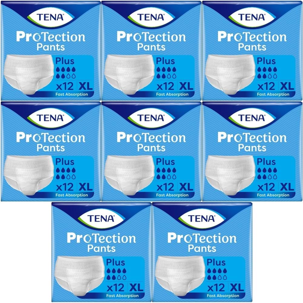 Tena ProTection Pants Plus Emici Külot Yetişkin Bezi XL - Ekstra Büyük - Extra Large 96 Adet
