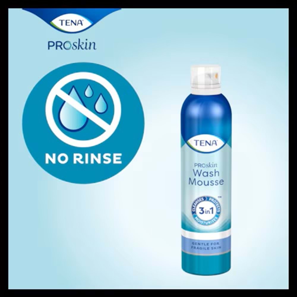 Tena Proskin Vücut Temizleme Köpüğü 400 ML (3 in 1 Arada) (6 Lı Set)