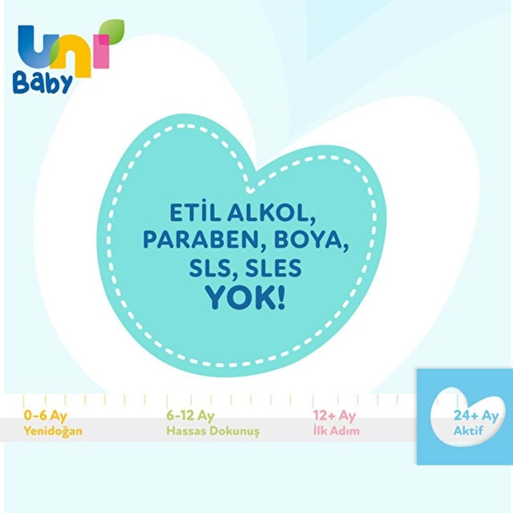 Uni Baby Islak Havlu Mendil 52 Yaprak Aktif 16 Lı Set (4PK*4) 832 Yaprak