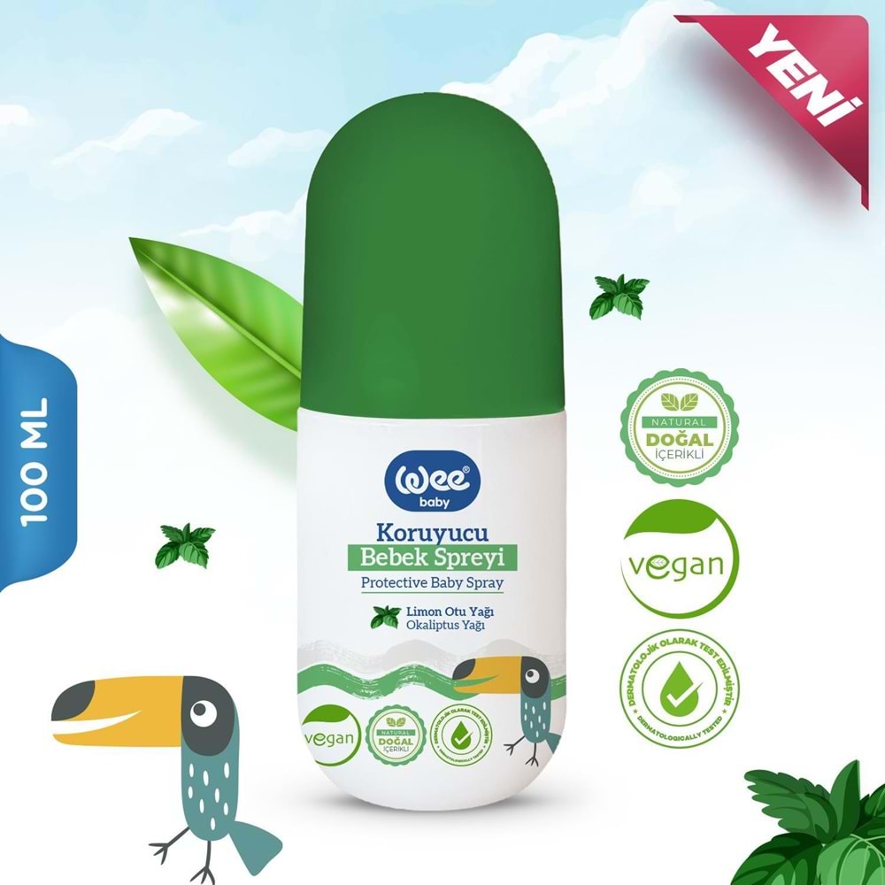 Wee Baby Koruyucu Bebek Spreyi 100 ML (Sinek Koruyucu) (5 Li Set)