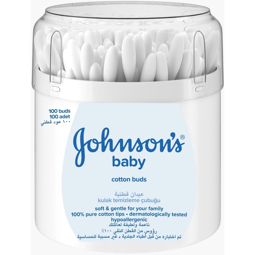 Johnsons Baby Kulak Temizleme Çubuğu 100 Adet (12 Li Set)