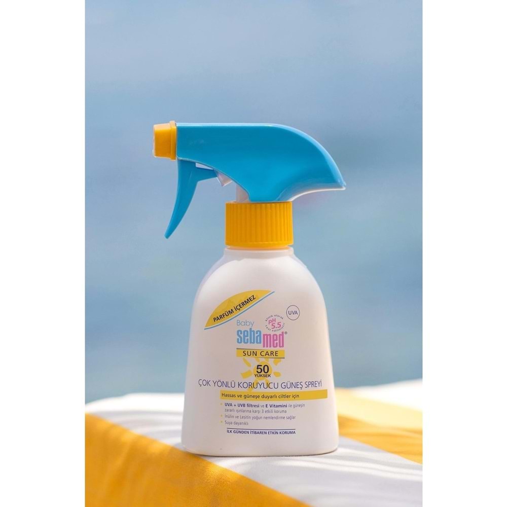 Sebamed Sun Care Bebek Güneş Losyonu Kremi Sprey 50+ 200ML PARFÜMSÜZ (Hassas Ciltler) (6 Lı Set)