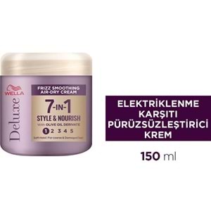 Wella Deluxe Bukle Saç kremi 150 ML Elektiriklenme Karşıtı