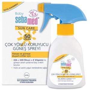 Sebamed Sun Care Bebek Güneş Losyonu Kremi Sprey 50+ Faktör 200ML (Hassas Ciltler İçin) Sprey
