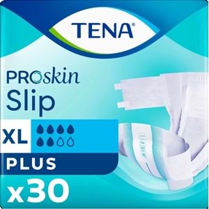 Tena Proskin Slip Plus Bel Bantlı Yetişkin Bezi XL - Ekstra Büyük - Extra Large 30 Adet