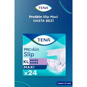 Tena Proskin Slip Maxi Bel Bantlı Yetişkin Bezi XL - Ekstra Large - Extra Large 24 Adet