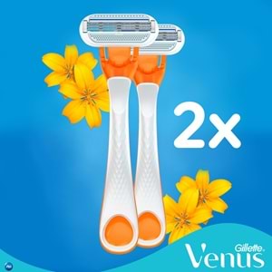 Gillette Venus Riviera Kullan At Kadın Tıraş Bıçağı (Pk İç Adeti 2 Adet)