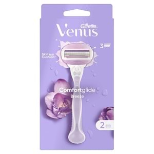 Gillette Venus Comfort Glide Breeze Tıraş Makinesi + 2 Adet Yedek Başlık