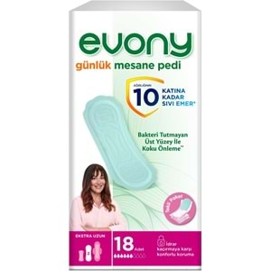 Evony Günlük Mesane Pedi Ekstra Uzun (İç Adet 18 Li) Tekli Pk