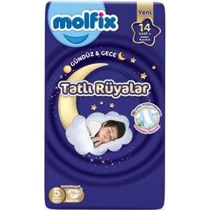 Molfix Tatlı Rüyalar Bebek Bezi 5 Beden 11-18 KG Junior 58 Adet Fırsat Pk