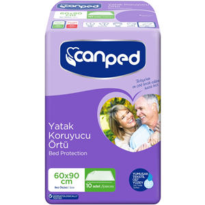Canped Yetişkin Yatak Koruyucu Örtü 60*90CM 10 Adet Tekli Pk