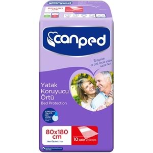Canped Yetişkin Yatak Koruyucu Örtü Extra 80 x 180 CM (XL) 10 Adet Tekli Pk