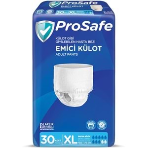 Prosafe Emici Külot Yetişkin Bezi XL - Ekstra Büyük - Extra Large 30 Adet Tekli Pk