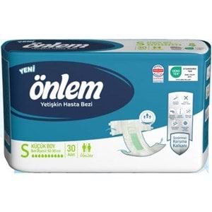 Önlem Yetişkin Bezi Bel Bantlı Tekstil Yüzey S - Small - Küçük (30 Adet)