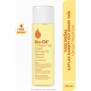 Bio-Oil %100 Natural Çatlak & Leke Karşıtı Nemlendirici Doğal Cilt Bakım Yağı 125ML (2 Li Set)