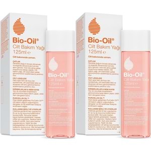 Bio-Oil Çatlak Oluşumunu Önleyici Cilt Bakım Yağı 125ML (Yeni Formül) (2 Li Set)