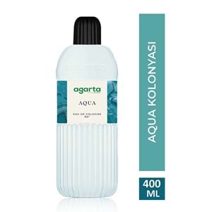Agarta Kolonya 400 ML Aqua 80 Derece Pet Şişe