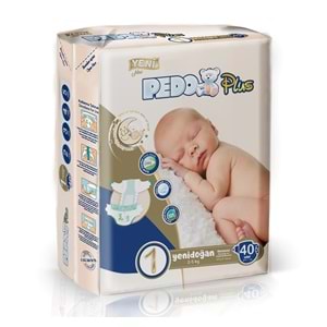 Pedo Plus Bebek Bezi 1 Beden 2-5 KG Yeni Doğan 40 Adet Jumbo Pk