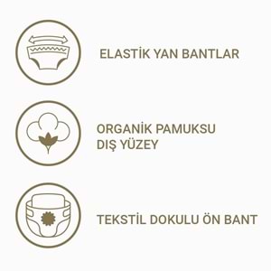 Pedo Plus Bebek Bezi 1 Beden 2-5 KG Yeni Doğan 40 Adet Jumbo Pk