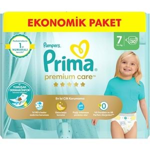 Prima Premium Care Bebek Bezi 7 Beden 15+ KG XXXLarge 30 Adet Ekonomik Pk
