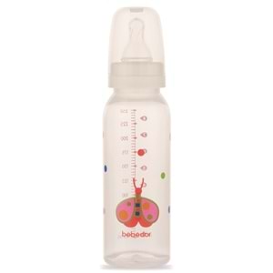 Bebedor Desenli PP Biberon 250ML (Kod:24302) - Kırmızı