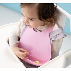 Wee Baby Prime Silikon Mama Önlüğü (Kod-927) - Pembe