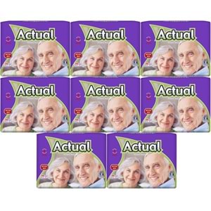 Actual Yetişkin Bezi Bel Bantlı L - Large - Büyük 240 Adet (8PK*30)