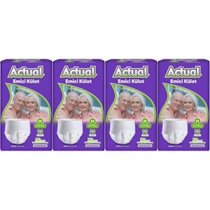 Actual Emici Külot Yetişkin Bezi M - Medium - Orta (Islaklık Göstergeli) 120 Adet