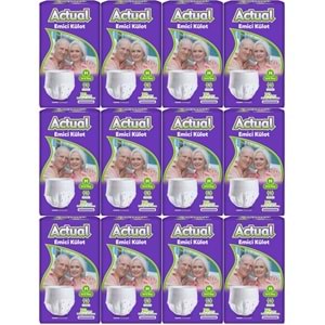 Actual Emici Külot Yetişkin Bezi M - Medium - Orta (Islaklık Göstergeli) 360 Adet