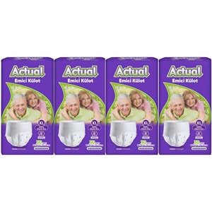 Actual Emici Külot Yetişkin Bezi XL - Extra Large - Ekstra Büyük (Islaklık Göstergeli) 120 Adet