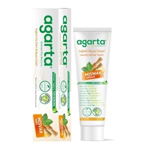 Agarta Doğal Diş Macunu 100ML Misvak özlü (5 Li Set)