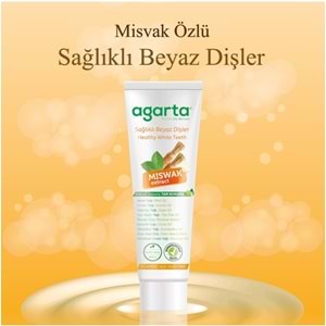 Agarta Doğal Diş Macunu 100ML Misvak özlü (5 Li Set)