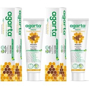 Agarta Doğal Diş Macunu 100ML Propolis (2 Li Set)