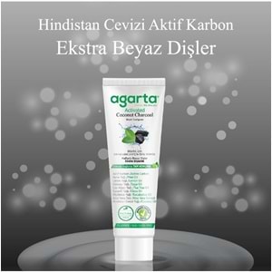 Agarta Doğal Diş Macunu 100ML Aktif Karbonlu (3 Lü Set)