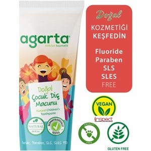 Agarta Doğal Diş Macunu 75ML Çocuk (12 Li Set)