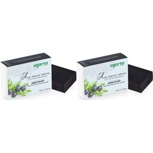 Agarta El Yapımı Doğal Sabun 150GR Ardıç Katranı (2 Li Set)