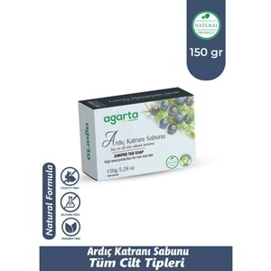 Agarta El Yapımı Doğal Sabun 150GR Ardıç Katranı (4 Lü Set)