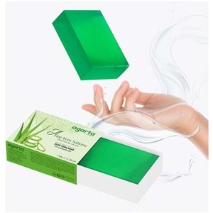 Agarta El Yapımı Doğal Sabun 150GR Aloe Vera (12 Li Set)