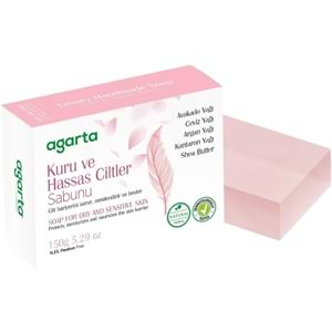 Agarta El Yapımı Doğal Sabun 150GR Kuru ve Hassas Ciltler (9 Lu Set)