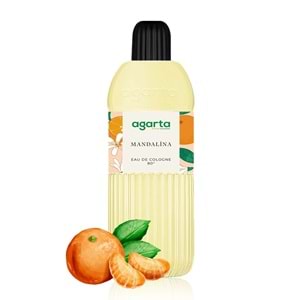 Agarta Kolonya 400 ML Mandalina 80 Derece Pet Şişe (5 Li Set)