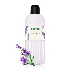 Agarta Kolonya 400 ML Lavanta 80 Derece Pet Şişe (5 Li Set)