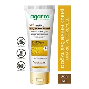 Agarta Doğal Güçlü Bakım Saç Güzelleştirici Krem 250 ML (5 Li Set)