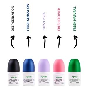 Agarta Roll-On Erkek 50 ML Patchoulı Deep Sensatıon (24 Saat Etkili Ter Kokusu Önleyici) (2 Li Set)