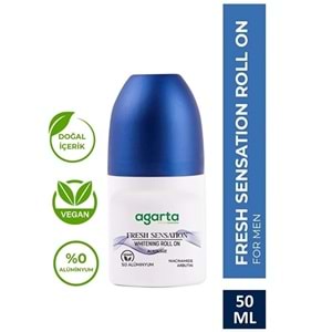 Agarta Roll-On Erkek 50 ML Fresh Sensatıon (24 Saat Etkili Ter Kokusu Önleyici) (4 Lü Set)