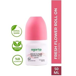 Agarta Roll-On Kadın 50 ML (Fresh Flower-Lycıa-Patchoulı Deep-Sensatıon-Natural) (10 Lu Karma Set)